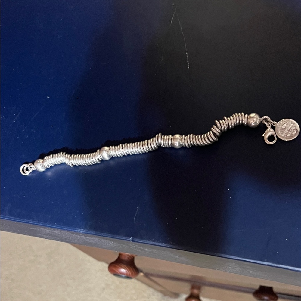Silver Coil Bracelet